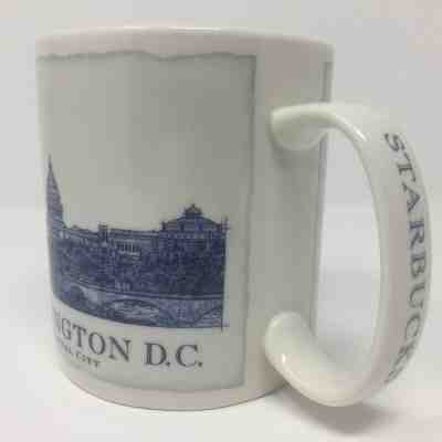Starbucks Washington DC 18 Oz Coffee Mug Architectural Series 2007 Cup Collector - Sold on eBay Jul, 2nd 2019 for $24.89