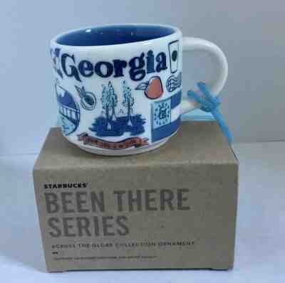 Starbucks Ornament Mini Mug Georgia Been There You are Here Demitasse Christmas - Sold on eBay Jul, 2nd 2019 for $15.00