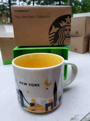 NYC Starbucks Mug New York City 14 Oz NY Mugs You Are Here Collection YAH in Box - Sold on eBay Jul, 2nd 2019 for $16.99