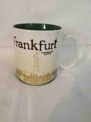 Starbucks FRANKFURT MUG Germany 2016 Global Series Fountain Justice Green - Sold on eBay Jul, 2nd 2019 for $19.99