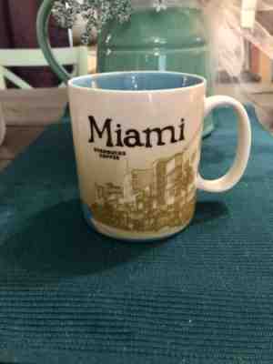 Starbucks Coffee Mug Miami Florida Global Icon City Collector Series 16oz  - Sold on eBay Jul, 2nd 2019 for $16.99