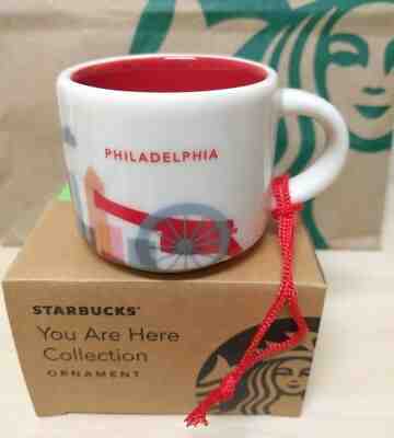 Starbucks PHILADELPHIA You Are Here Collection ORNAMENT DEMI Mug 2 fl oz - Sold on eBay Jul, 2nd 2019 for $25.00