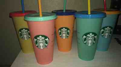 starbucks color changing cold cups -ONLY ONE - Sold on eBay Jul, 2nd 2019 for $22.10