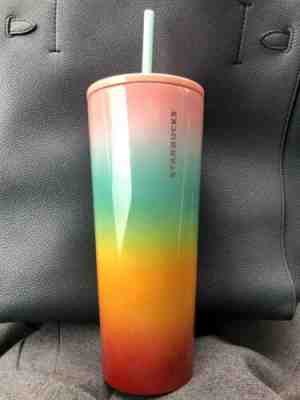 Starbucks Tumbler Summer Collection 2019 Venti 24oz Rainbow Pastel - Sold on eBay Jul, 2nd 2019 for $24.95