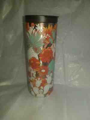 NWT Starbucks Stainless Steel Insulated Multi Color Floral  2019  16 oz Tumbler - Sold on eBay Jul, 2nd 2019 for $30.00