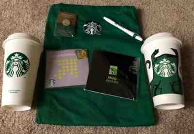 New Starbucks Green Apron, 2 Cups And More - Sold on eBay Jul, 2nd 2019 for $40.00