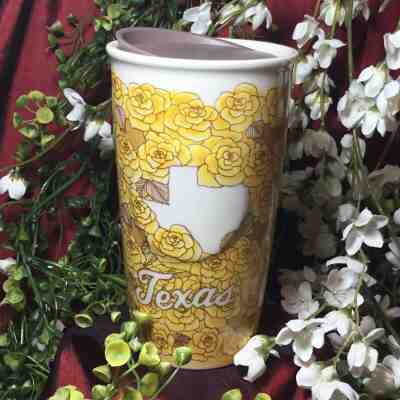 Starbucks Yellow Rose of TEXAS 2016 Travel Mug w Lid Local Collection - NEW! - Sold on eBay Jul, 2nd 2019 for $48.00