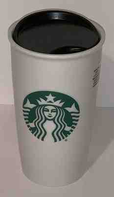 CLASSIC STARBUCKS  2016 Ceramic Tumbler  -12 oz  -To Go Cup Travel Mug & Lid - Sold on eBay Jul, 2nd 2019 for $20.00