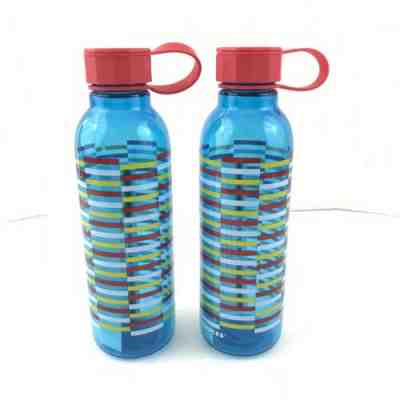 Starbucks Water Bottle Lot of Two Blue Teal 25 Ounces Reusable Twist Cap Closure - Sold on eBay Jul, 2nd 2019 for $20.69