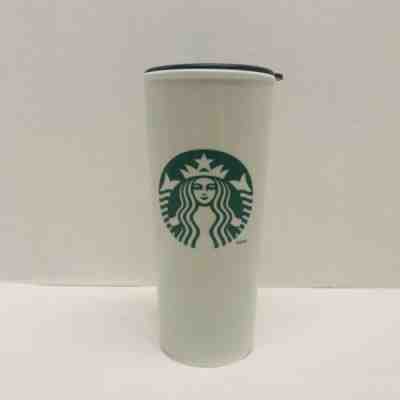 2014 Starbucks Mermaid White Ceramic Travel Tumbler w/Lid 16 oz - Sold on eBay Jul, 2nd 2019 for $24.99