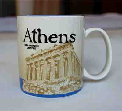 Starbucks Coffee Mug Athens Global Idol City Collector Series 16 oz - Sold on eBay Jul, 2nd 2019 for $15.99