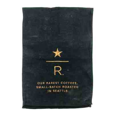 Starbucks Reserve Gold Embroidered Black Canvas Apron Decoration RARE - Sold on eBay Jul, 2nd 2019 for $24.99