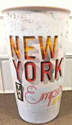 STARBUCKS Travel Commuter Tumbler New York The Empire State Mug Cup - 12 oz - Sold on eBay Jul, 2nd 2019 for $32.95