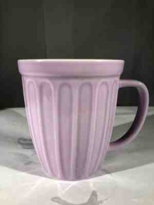 Starbucks 2006 Lavender Light Purple Ribbed Fluted Flowerpot Mug 16oz - Sold on eBay Jul, 2nd 2019 for $20.00