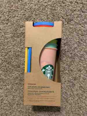 NEW Starbucks Color Changing Reusable Cold Cup Collection Pack *RARE* - Sold on eBay Jul, 2nd 2019 for $75.00