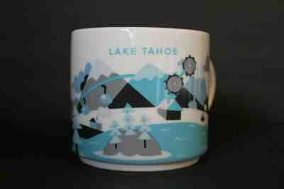 Starbucks Lake Tahoe Coffee Mug Cup 2014 You Are Here City 14oz Cabin Skiing EUC - Sold on eBay Jul, 2nd 2019 for $25.00