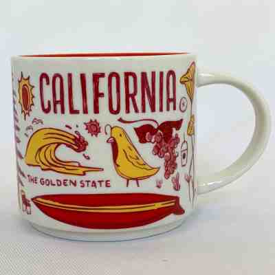 Starbucks Been There Series California 14 oz Coffee Cup Espresso mug  - Sold on eBay Jul, 2nd 2019 for $25.00