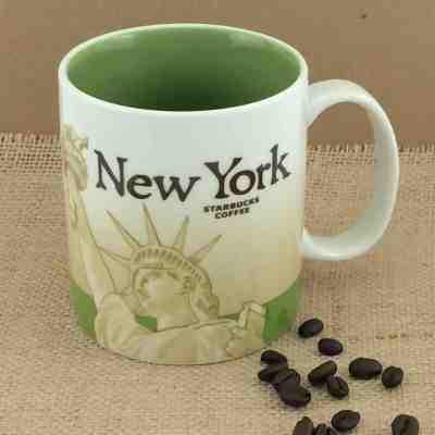 Starbucks New York Collector Series Mug Cup Statue of Liberty 16oz 2009 Coffee - Sold on eBay Jul, 2nd 2019 for $24.99