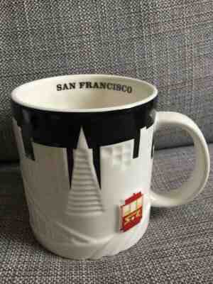 STARBUCKS COFFEE City MUG Collection SAN FRANCISCO CITY SKYLINE 16OZ  - Sold on eBay Jul, 2nd 2019 for $24.99