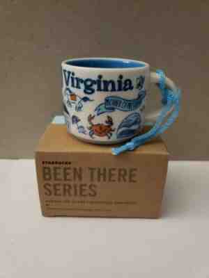 STARBUCKS COFFEE VIRGINIA BEEN THERE 2-OZ MINI MUG SHOT ORNAMENT - NEW IN BOX - Sold on eBay Jul, 2nd 2019 for $15.99