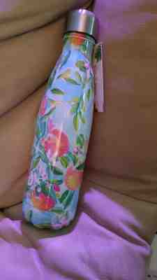 Lilly Pulitzer Starbucks Stainless Swell Water Bottle Fresh Squeezed Peaches New - Sold on eBay Jul, 2nd 2019 for $69.90