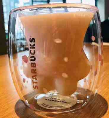 HOT 2019 Sakura 6oz Pink Starbucks Cat Cat's Paw Double Wall Glass Mug Cup 2019 - Sold on eBay Jul, 2nd 2019 for $22.99