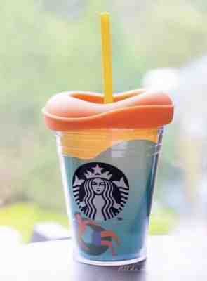 Starbucks 2018 Summer Beach Swim Ring Plastic Tumbler Water Cup 12oz - Sold on eBay Jul, 2nd 2019 for $34.99