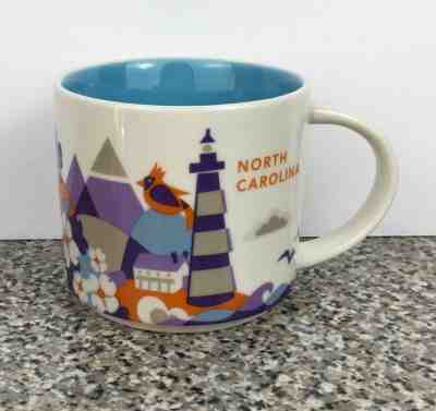 Starbucks Coffee  "You are Here" Collection North Carolina Mug 2013 Cup 14 Oz - Sold on eBay Jul, 1st 2019 for $19.99