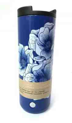 Starbucks Stainless Steel Insulated Blue Floral Summer 2019 16 oz Tumbler Cup - Sold on eBay Jul, 1st 2019 for $19.45