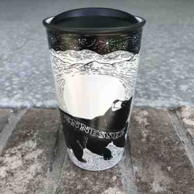STARBUCKS 2016 Tennessee Bear & Birds Ceramic Tumbler Travel Coffee Mug - Sold on eBay Jul, 1st 2019 for $26.85