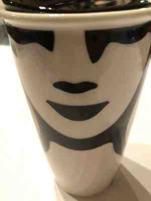 Starbucks Travel Mug Siren Face Super Graphics Ceramic Dot Collection 12oz Low $ - Sold on eBay Jul, 1st 2019 for $16.95