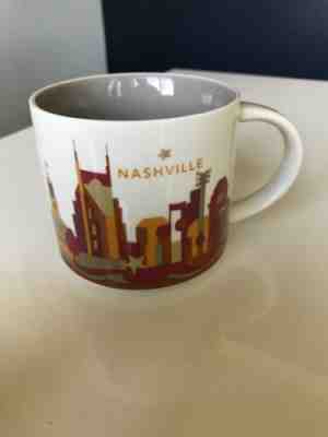 Starbucks Collectible You Are Here Coffee Tea Mug Nashville 14oz - Sold on eBay Jul, 1st 2019 for $24.95