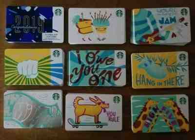 2019 Starbucks Cards - Springtime Paper Card Dealer Lot 108 ct. - Sold on eBay Jul, 1st 2019 for $19.77