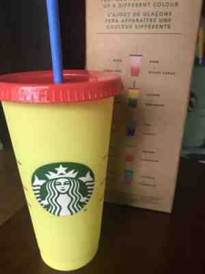 New 2019 Starbucks Color Changing Cup(Citron + Emerald) Individually Sold - Sold on eBay Jul, 1st 2019 for $15.80
