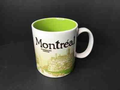 Starbucks Montreal Mug Global Icon City Hall Hotel Ville Green Inside 16 oz 2012 - Sold on eBay Jul, 1st 2019 for $15.00