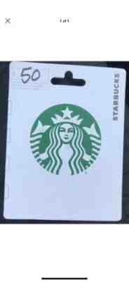 starbucks Gift Card $50 - Sold on eBay Jul, 1st 2019 for $40.00