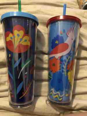 2 Venti Starbucks Summer Cups - Sold on eBay Jul, 1st 2019 for $22.00