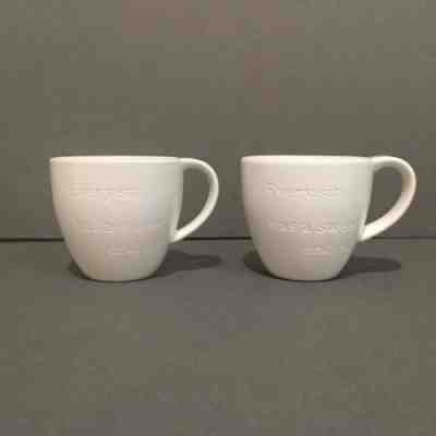 Starbucks 2013 Off White 3 oz Espresso Cups Pair Every Sip Has A Sweet Ending - Sold on eBay Jul, 1st 2019 for $23.97