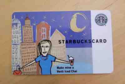 RARE One of a Kind CUSTOM STARBUCKS 2007 BLONDE NIGHT CITY SCAPE VENTI ICED CHAI - Sold on eBay Jul, 1st 2019 for $38.00