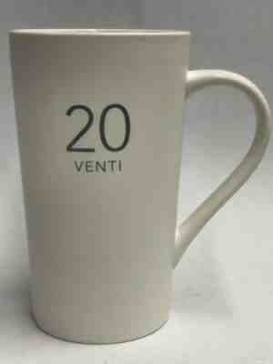 Starbucks Venti Coffee Mug White Tall 20 Ounces Matte Oversize Ceramic Cup 2011 - Sold on eBay Jul, 1st 2019 for $19.99