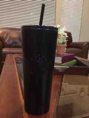 NEW 2019 STARBUCKS COLD CUP MATTE BLACK STAINLESS STEEL TUMBLER 24 fl oz - Sold on eBay Jul, 1st 2019 for $31.00