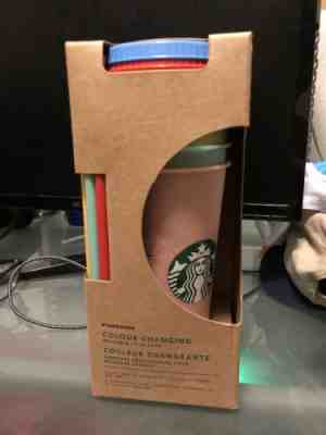 Starbucks 2019 Colour-Changing Reusable Cold Cups 5 pk - Sold on eBay Jul, 1st 2019 for $67.00