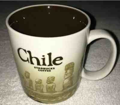 Starbucks CHILE Coffee Mug City Icon Collector Series BROWN 16 oz 2014 W/O Box  - Sold on eBay Jul, 1st 2019 for $39.99