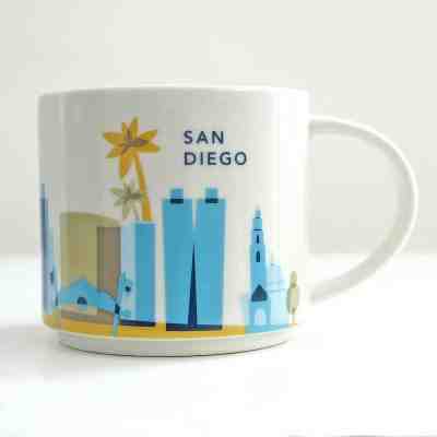 Starbucks Mug San Diego You Are Here  - Sold on eBay Jul, 1st 2019 for $16.50