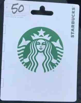starbucks Gift Card $50 - Sold on eBay Jul, 1st 2019 for $40.00