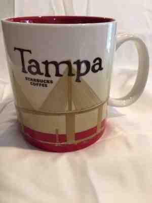 2009 Starbucks Tampa Collector Series 16 oz Mug City and Bridge Scene - Sold on eBay Jul, 1st 2019 for $19.50