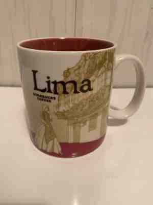 2010 Starbucks Coffee Lima Global Icon Collector Series Mug 16 OZ - Sold on eBay Jul, 1st 2019 for $22.00