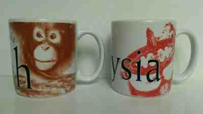 2x 2007 Starbucks City Mug Collector Series Malaysia & Sabah Demitasse Espresso - Sold on eBay Jul, 1st 2019 for $40.00