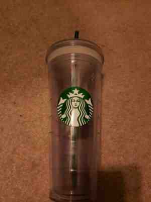 Starbucks 2011 Venti Clear Acrylic Cold Cup Tumbler 24 oz  - Sold on eBay Jul, 1st 2019 for $22.50