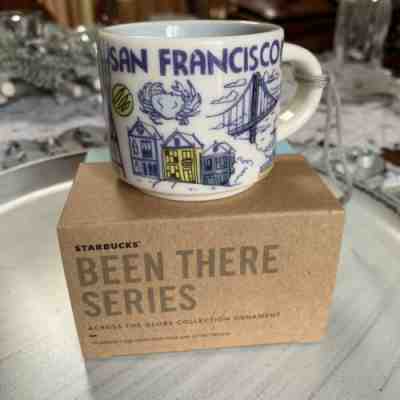 Starbucks 2oz Demitasse SAN FRANCISCO BEEN THERE mug Ornament Mini Cup NIB - Sold on eBay Jul, 1st 2019 for $20.00
